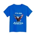 thumbnail image 4 of Toddler Graphic Tees Funny Girls American Flag Patriotic Shirt Boys 4th of July Tie Dye Short Sleeves USA Clothes for Kids 1-14Y, 4 of 4
