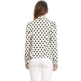 thumbnail image 4 of Women's Pattern Print Casual Office Long Sleeve Open Front Blazer Jacket/Made in USA, 4 of 4