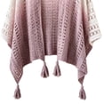 thumbnail image 4 of Shrysg Women's Lightweight Chiffon Tassel Shawl Beach Scarf Open Front Casual Cover-Up for Spring Summer Vacation, 4 of 6