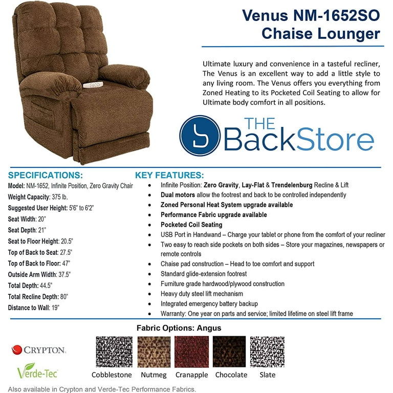 Catnapper Omni 4827 Power Full Lay Out Large Heavy Duty Lift Chair