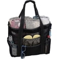 thumbnail image 3 of Bolsa de playa grande de malla de 38 l con cremallera, 3 of 5