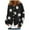 Black, variant on Towmus Cardigan Sweater for Women Floral Print Loose Casual Button Down Open Front Knit Cardigans Ladies Sweaters