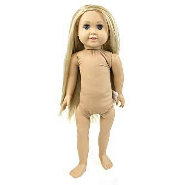 Springfield Collection by Fibre Craft Abby Doll Blue Eyes And Blonde Hair Fits All 18 Inch Dolls Mix and Match For Ages 4 and Up