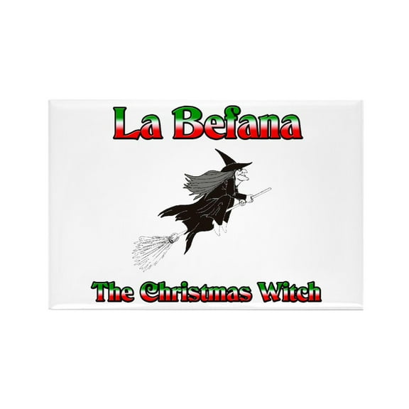 CafePress - La Befana The Christmas Witch - Rectangle Magnet, 2"x3" Refrigerator Magnet
