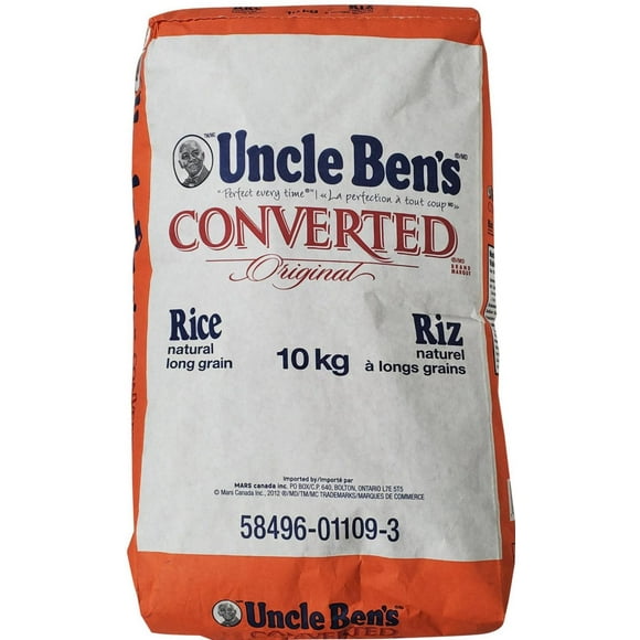 Oncle Bens Original Converti Riz à Grains Longs Riz, 10 KG