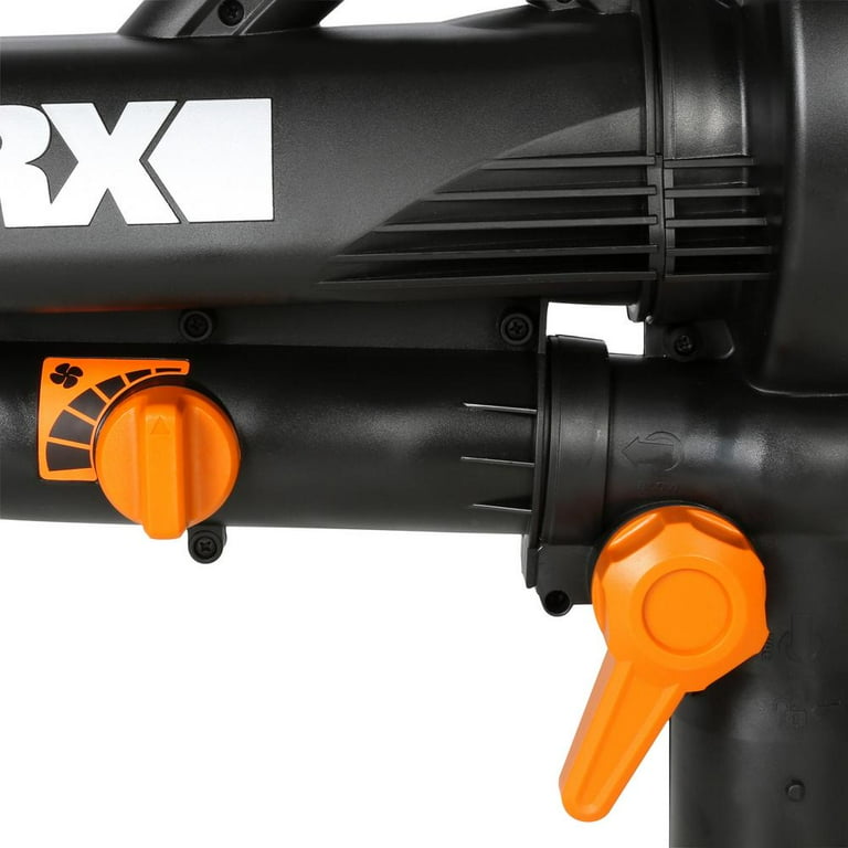 Worx 120 MPH 350 CFM 12 Amp Electric Leaf Blower/Mulcher/Vac with Metal Impeller