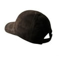 thumbnail image 2 of Lukkizara Genuine Leather Baseball Cap Adjustable Strap Plain Real Lambskin Leather Hat Sports Visor (Genuine Leather, Brown), 2 of 7