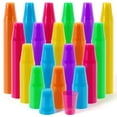 thumbnail image 4 of Exquisite 16 oz Plastic Multicolor Neon Backlight Party Glow Cups, 120 Pieces, 4 of 6