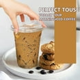 thumbnail image 4 of Tripumer [100 PACK] 20 OZ Clear Plastic Cups BPA-Free Disposable Cold Drink Cups Party Drink Cups for Iced Coffee Smoothies Soda Cocktails Juice Iced Tea, 4 of 7