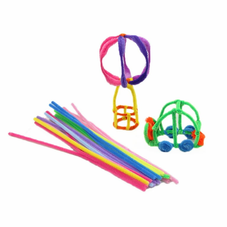 Artrylin Back to School Craft Pipe Cleaners Kids DIY Toys Handmade 100Pcs 