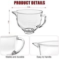 thumbnail image 3 of Cuenco mezclador de vidrio GuanQiao para KitchenAid Tilt-Head, 4,5 a 5 cuartos de galón, 3 of 8