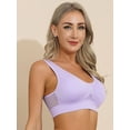 thumbnail image 5 of vastwit Women's Sports Bras Workout Tank Tops with Built-in Bra High Impact Seamless Wireless Gym Lavender S, 5 of 6