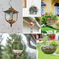thumbnail image 2 of YIEMEEN 10 Pieces Weatherproof Metal Hanging Chain S Hooks for Planter Wind Chimes Display, 2 of 10