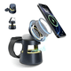 thumbnail image 1 of cargador Inalámbrico 5 En 1 : Compatible Con iPhone 16/15/14/13/12, Iwatch Y AirPods Xtellar negro, 1 of 4