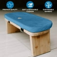 thumbnail image 2 of Florensi | Meditation Bench (18"x7"x6") | Prayer, Yoga, Kneeling, Sitting, Deep Meditation | Blue, 2 of 3