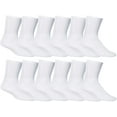 thumbnail image 2 of Yacht & Smith 300 Pairs of Mens & Womens Cotton Crew Socks for Homeless Shelter Donations, Cheap, Wholesale Bulk, Case Pack (300 Pairs Womens White Crew, one_size), 2 of 6