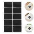 thumbnail image 1 of CRAFTHROU 200pcs Canning Labels for Mason Jars Black PVC Adhesive Backing for Pantry, 1 of 8