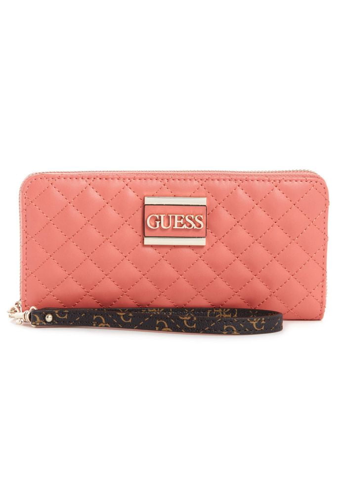 guess wallet pink