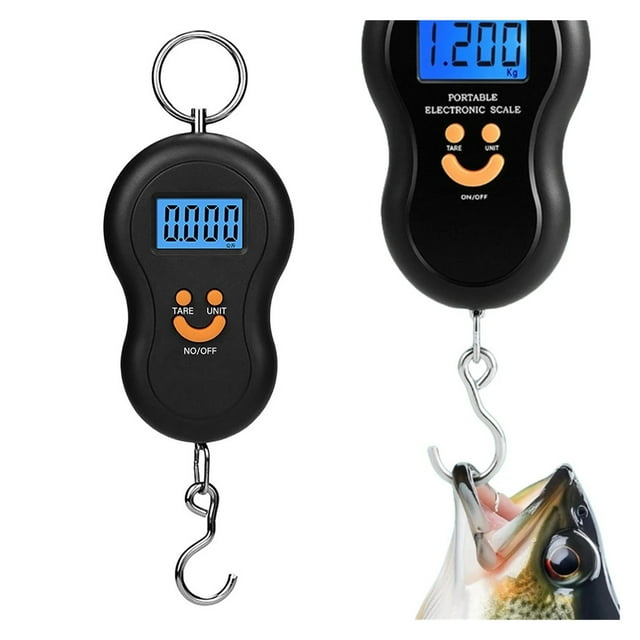Balance Électronique Portable 50kg/10g Affichage Numérique LCD Rétroéclairé Poids de Pêche Balance à Main