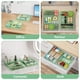 thumbnail image 3 of Organizador de cajones Marbrasse, paquete de 2 con 8 compartimentos, color verde, 3 of 7