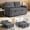 Dark Grey, variant on Gewnee 52.75''Futon Sofa,3-in-1 Convertible Sofa Bed with Adjustable Backrest and Storage Pockets,Loveseat Sleeper for Small Spaces,Dark Grey