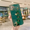 thumbnail image 1 of Funda de teléfono con corazón de amor para iPhone, carcasa galvanizada con correa de muñeca a prueba de golpes para modelos 11, 12, 13, 14 Pro Max, XS Max, XR, X, 8, 7 Plus, 11Pro Fivean unisex, 1 of 2