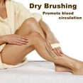 thumbnail image 2 of 2Pcs Natural Bristle Exfoliating Brush, Body Scrubber for Lymphatic Drainage, Blood Circulation, Wet and Dry Deep Exfoliation Smooth Skin, 2 of 4