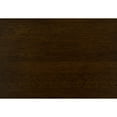 thumbnail image 3 of Dark Brown Faux Leather Rocking Chair Solid Wood Frame Contemporary Design Armrest Modern, 3 of 4