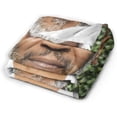 thumbnail image 5 of Flannel Blanket Mike Boxer Tyson Throws Blankets Super Soft Fleece Air Conditioning Blankets for All Season 40"x30", 5 of 9