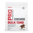 thumbnail image 2 of GNC Pro Performance Bulk 1340 Mass Gainer Protein Powder, Muscle Recovery & Growth, 50g, 1340 Calories, Gluten Free, Whey, Creatine, BCAA, Micronutrients, Double Chocolate, 9 Servings, 2 of 7