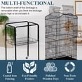 thumbnail image 7 of Dkeli Bird Cage with Stand Parrot Cages for Large Birds Parakeet Cage with Play Top & Rolling Stand for Medium Canaries, Lovebirds, Cockatiels, Parrots, 7 of 7