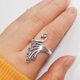 thumbnail image 1 of 3PCS Knitting Loop Crochet Loop Knitting Finger Decoración Hugo anillo de bucle de tejido ajustable, 1 of 6