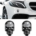 thumbnail image 1 of 2 pegatinas de metal en 3D para coche, pegatinas de calavera en 3D para parachoques de coche, pegatinas de calavera para vehículo, emblema de demonio, insignia, calcomanías de estilo para coche, motoc, 1 of 5