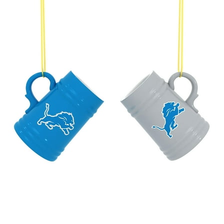 Detroit Lions Two-Pack 3" Mini Stein Ornament Set