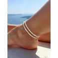 thumbnail image 3 of APIPEE Summer Rope Chain Anklets, Elegant Glitter Zinc Alloy Anklet for Women & s, Jewelry for Beach Party, Daily Clothing Decor, Trendy All-match & Exquisite Jewelry for Birthday Gift, 3 of 8