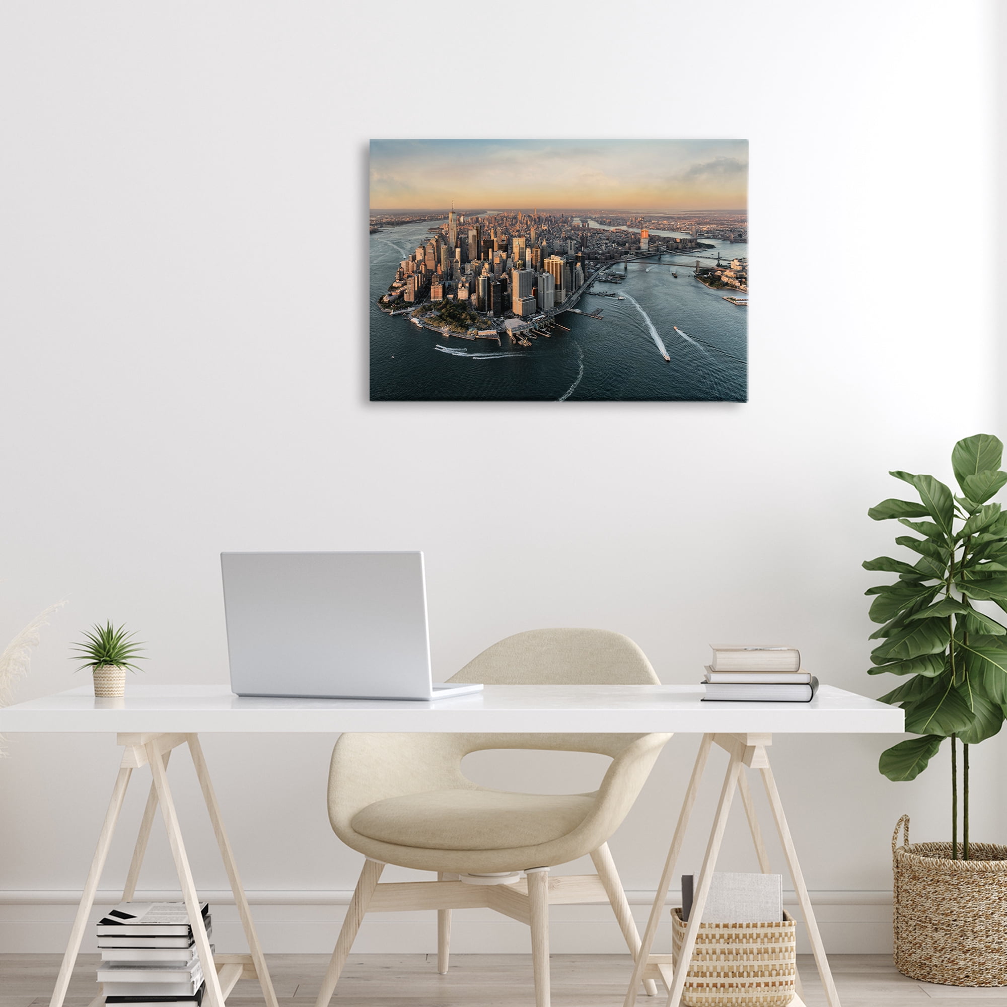 Stupell Industries Manhattan From Above Canvas Wall Art, design by Scott Stulberg