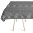 thumbnail image 2 of Christmas Tablecloth Winter Grey, 2 of 4