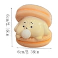 thumbnail image 3 of Pinch and Fidget Toy, Macaron Bubble Hamburger for Sensory Stress Relief, Fun Tactile Anxiety Tool, Portable Decompression , Focus and Relaxation Aid, 3 of 6