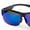 Matte Black Frame/Blue Mirrored Lens, variant on Fit Over Glasses Sunglasses for Men Driving Fishing Polarized Lens 100% UV Protection