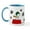 White/Blue Inside, variant on CafePress - Flying Ace Dodging Bullets Mug - 11 oz Ceramic Mug - Novelty Coffee Tea Cup
