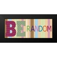 thumbnail image 2 of Gibbons, Lauren 24x12 Black Modern Framed Museum Art Print Titled - Be Random Panel, 2 of 5