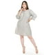 thumbnail image 5 of Vestido de lino a rayas Roman Fashion /Tallas Extras, 4085 (Líneas negro) negro 42, 5 of 6