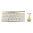 thumbnail image 4 of Juego De Mouse Para Teclado, Teclas Grabadas USB 2.4G Teclado Inalámbrico Ergonómico Cómodo Para El Hogar ANGGREK Oro, 4 of 8
