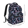 thumbnail image 2 of Fotbe Love Butterflies Pattern Casual Backpack for School, Travel, and Outdoor Activities - Durable, Lightweight, and Comfortable, 2 of 5
