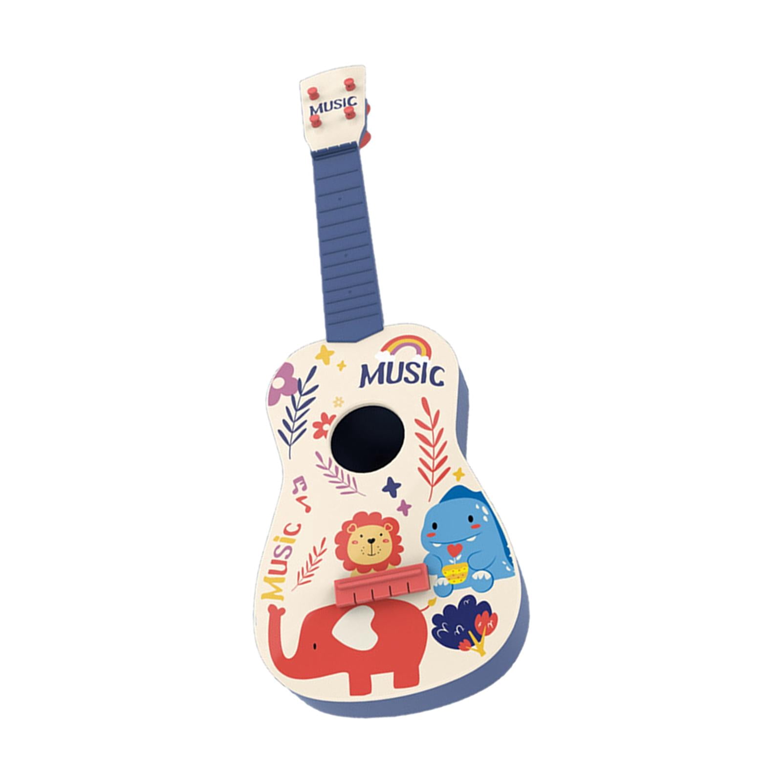 LeeQinersw Kids Toy Ukulele Developmental Baby Toys Beginner Montessori Toys Musical Arts 4 blue