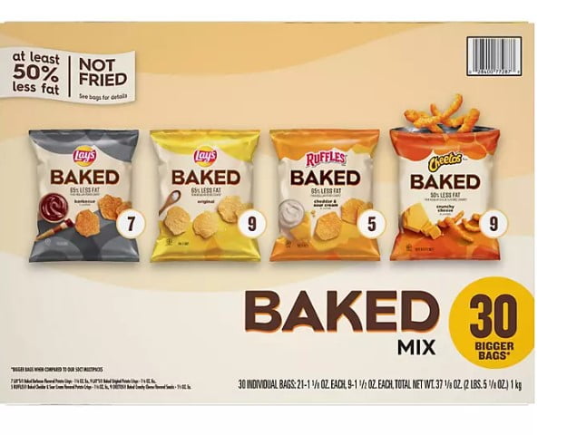 Frito-Lay Baked Mix Chips, Variety Pack, 30 ct.