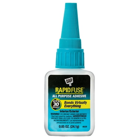 DAP RapidFuse All Purpose Clear Adhesive, .85 oz (7079800183)