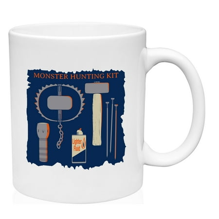 

Monster Hunting Kit Mug Ceramic Coffee Mug Funny Gift Cup