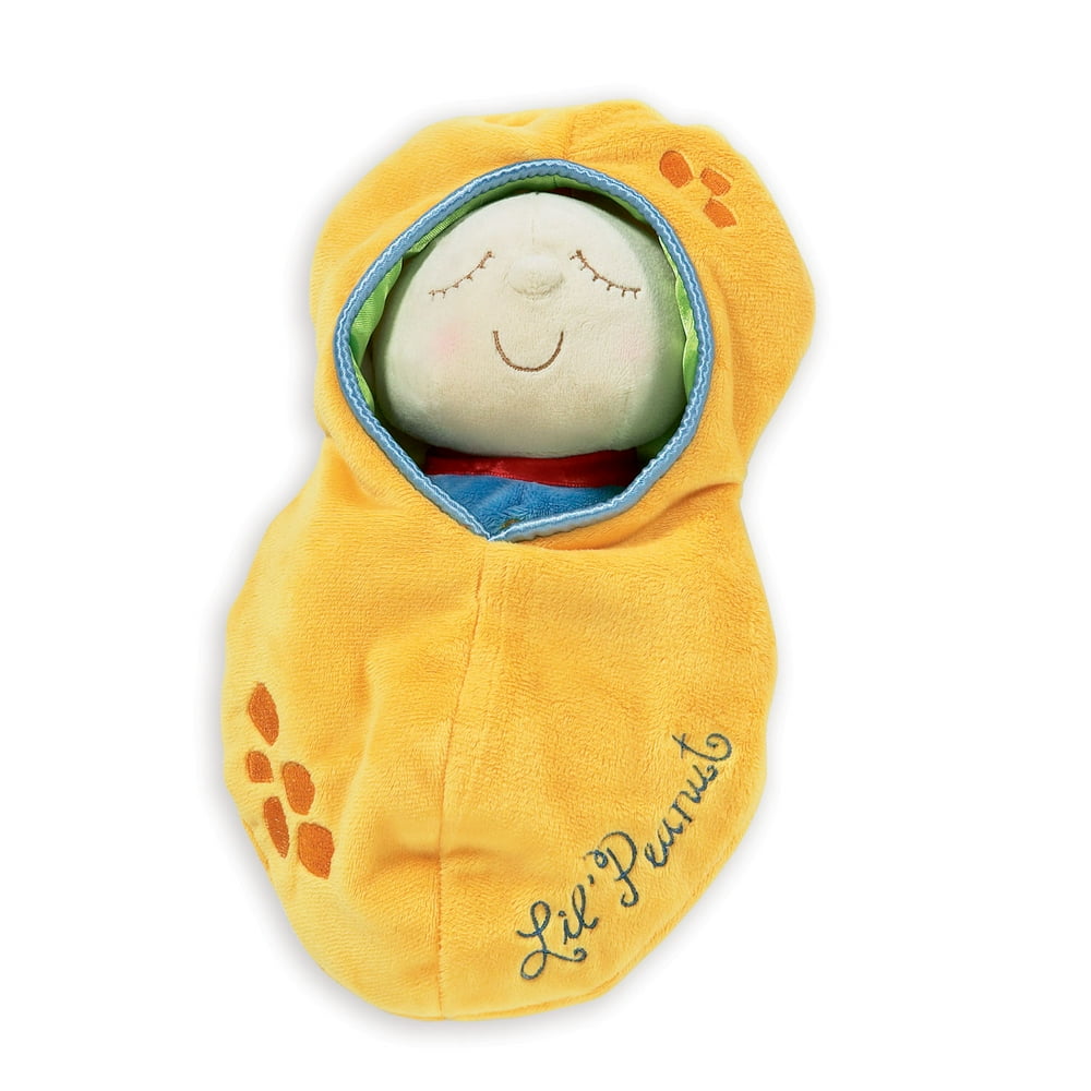 Manhattan Toy Snuggle Pod Lil' Peanut First Baby Doll with Cozy Sleep