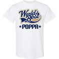 thumbnail image 3 of Inktastic World's Best Poppa Grandfather T-Shirt, 3 of 5